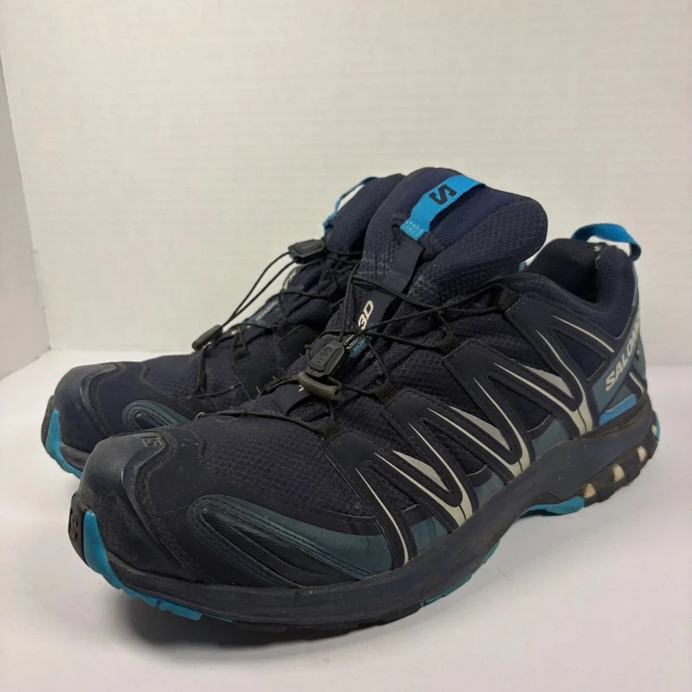 Salomon XA Pro 3D GTX Gore-Tex Mens Trail Running Shoes Blue 393320 Size 13
